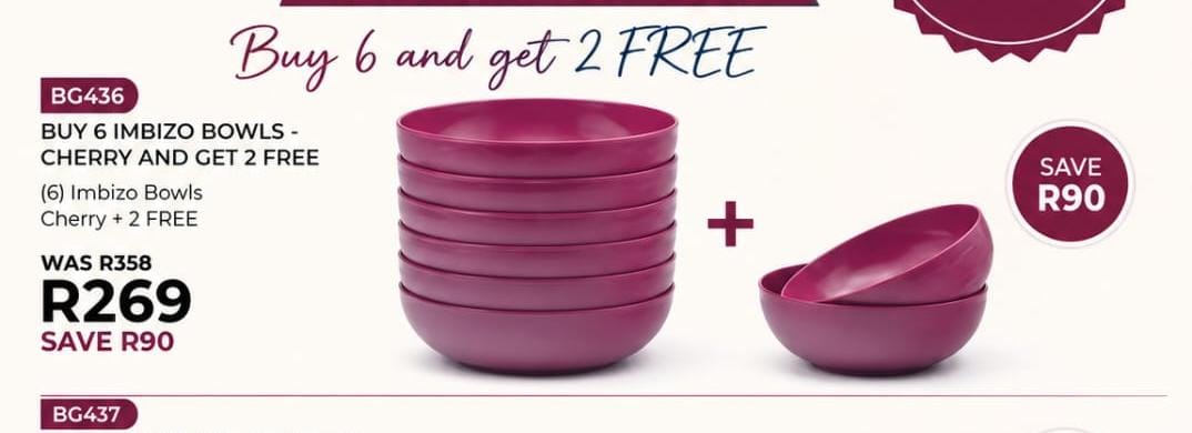 Buy 6 and get 2 for  free  ke fumaneha katse bokong  sephareng