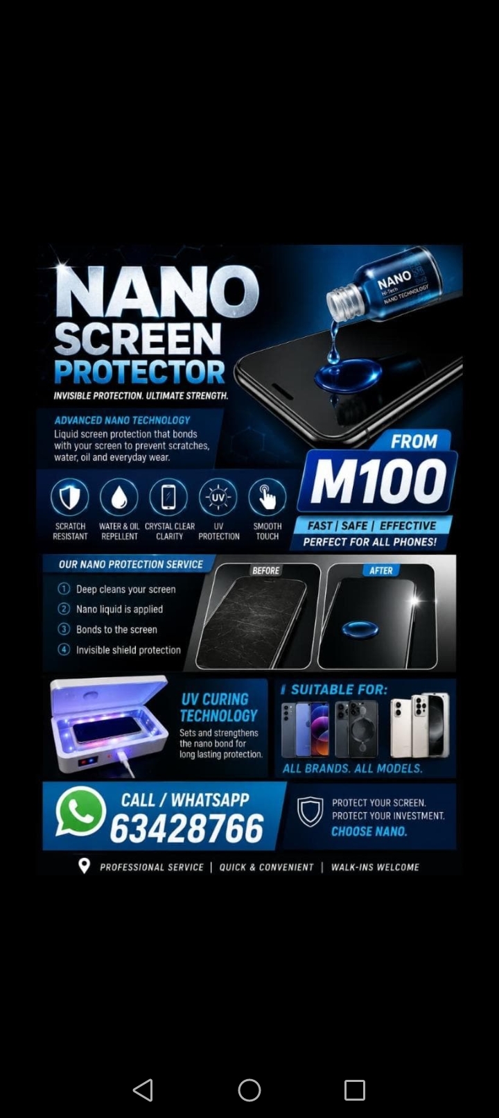 Nano screen protector